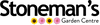 Stoneman's garden centre logo with flower icons