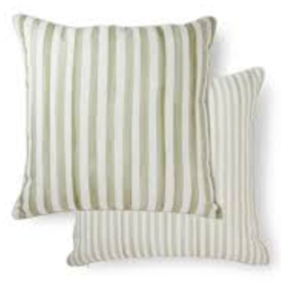 striped green cushion