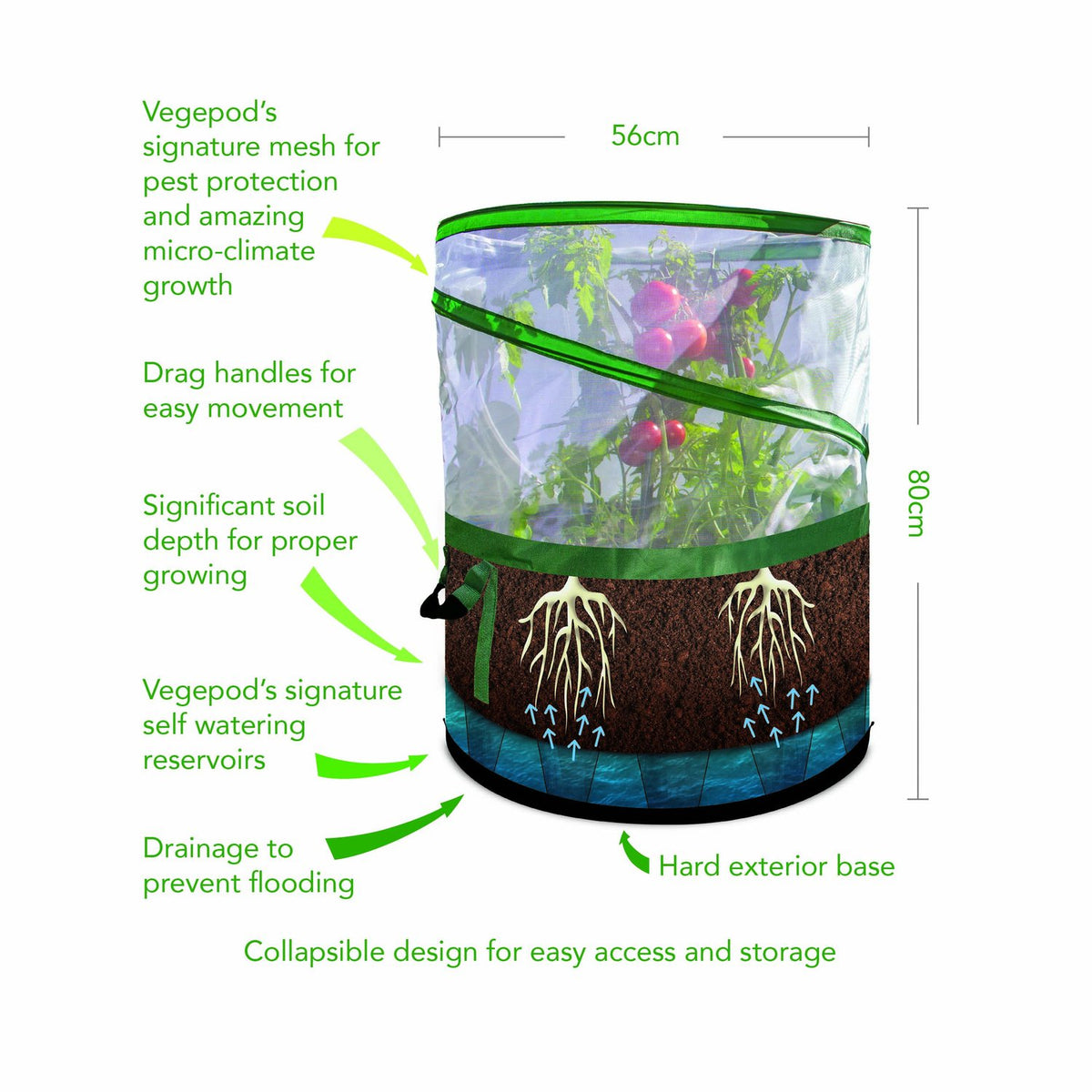 VEGEBAG VEGEPOD Needs 3 bags P/mix Stonemans Garden Centre