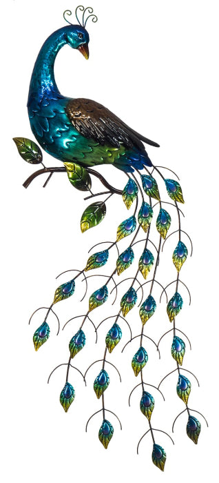 peacock wall art