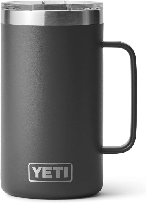 RAMBLER MUG 24OZ CHARCOAL