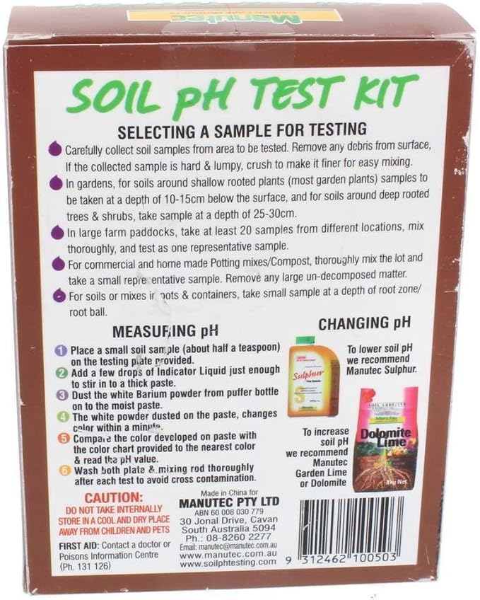 SOIL Ph TEST KIT