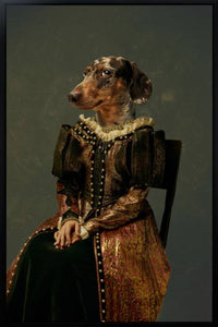 REGAL DOG CANVAS
