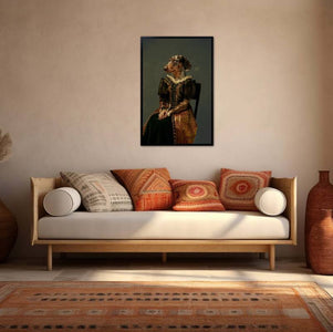 REGAL DOG CANVAS