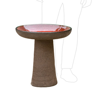 MONDO BIRDBATH RED