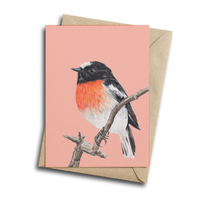 scarlet robin n branch card