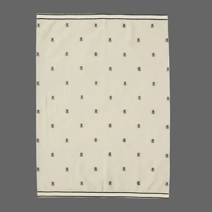 Beige fabric with small pattern on a white background