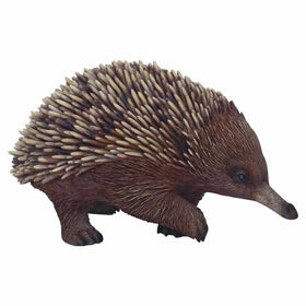 Model of an echidna on a white background