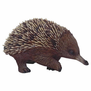 Model of an echidna on a white background