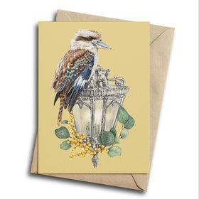 kookaburra greeting card