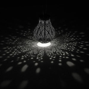 Solar Lantern Bulb 16cm Petrol