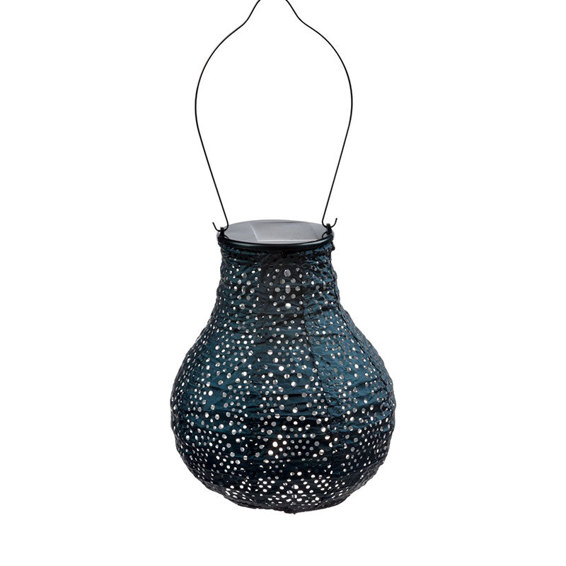 Solar Lantern Bulb 16cm Petrol