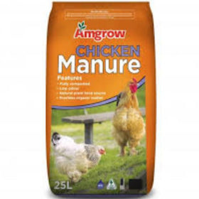 chicken manure bagged