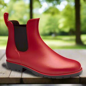adele red boot