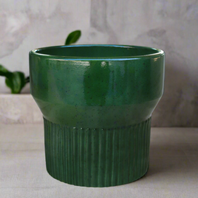 stylish modern indoor ceramic plant pot
