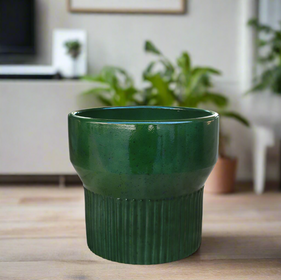 stylish modern indoor ceramic plant pot