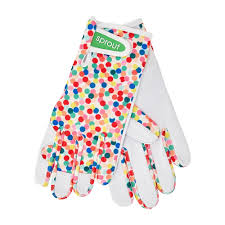 CONFETTI SPROUT LADIES GOATSKIN GLOVES