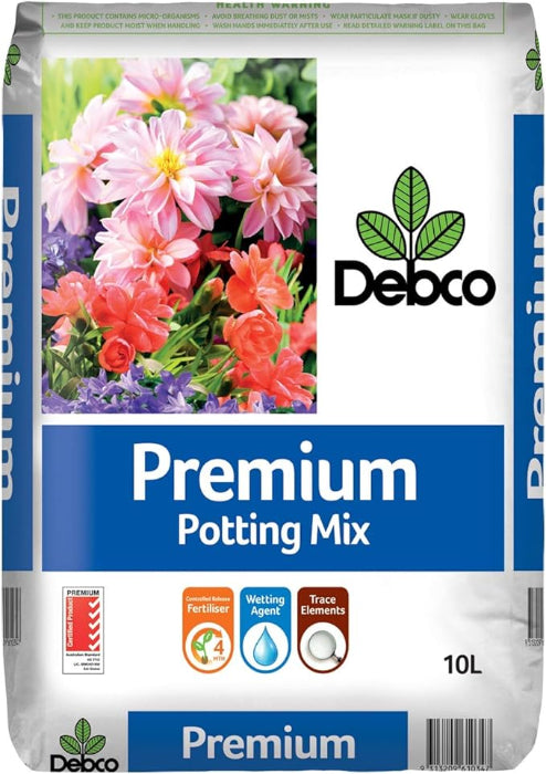 debco bulb potting mix DEBCO PREMIUM POTTING MIX 10L