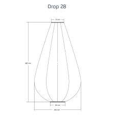 Solar Lantern Drop 28cm Sage Green