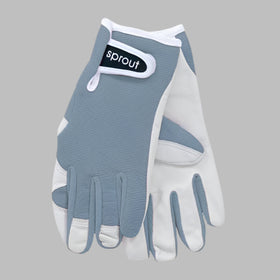 dusty blue goatskin glove