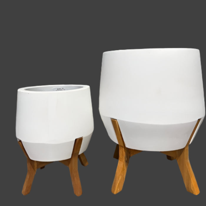 white indoor pot set Dakota