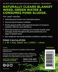 BIONATURAL 3 in 1 ALGAE & SLUDGE TREATMENT 500ml