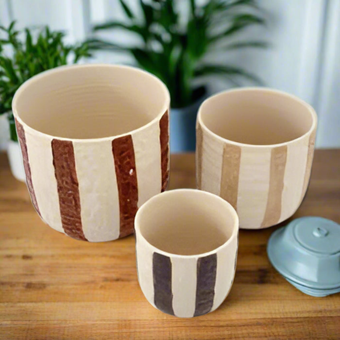Stylish ceramic plant pot