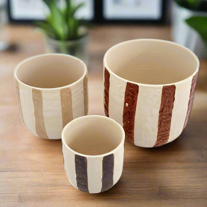 Stylish ceramic plant pot