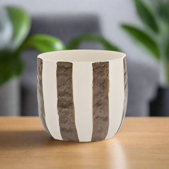 Stylish ceramic plant pot