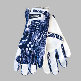 navy natives goatskin gloves