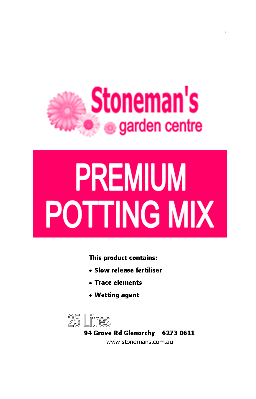 POTTING MIX - STONEMANS PREMIUM 25LT