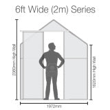 GREENHOUSE 6X8 POLY