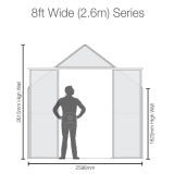 GREENHOUSE 8X6 POLY