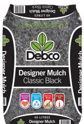 DEBCO DESIGNER BLACK MULCH 40LT