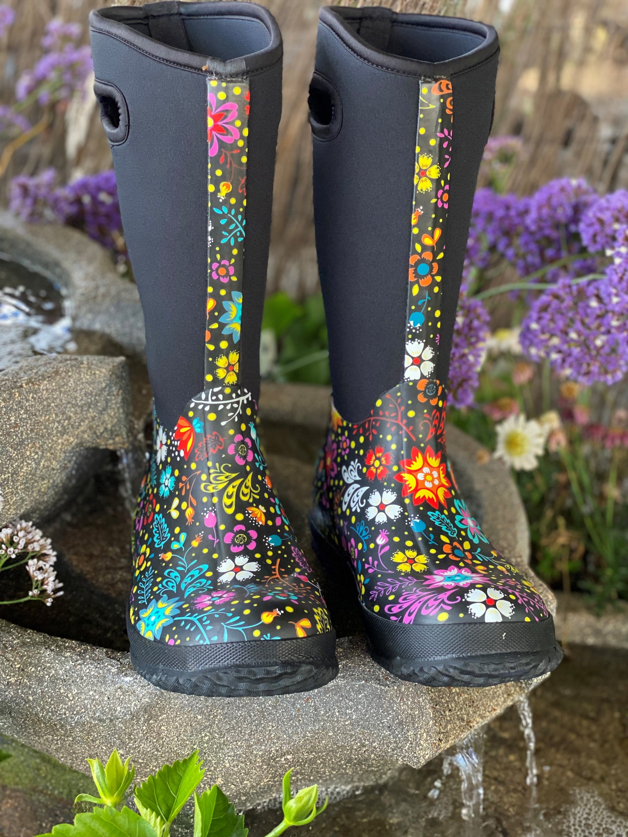 GUMBOOT FIESTA KNEE SZ 9