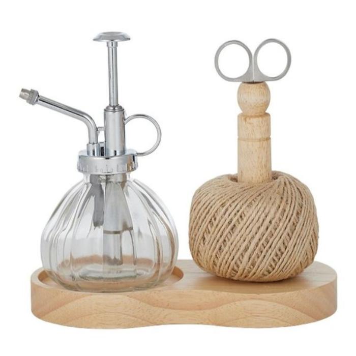 Meg Wooden Holder Twine & Sprayer