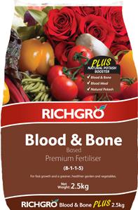 FERTILISER BLOOD AND BONE 2.5KG