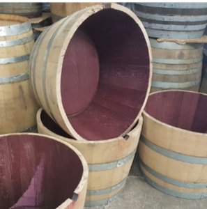 HALF WINE BARREL 68CM DIAMETER