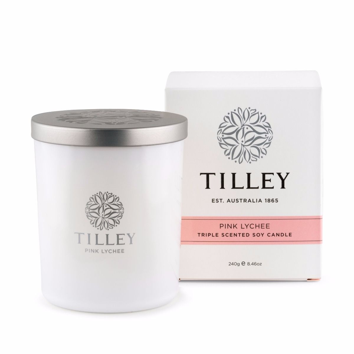 SOY CANDLE PINK LYCHEE 45 HOUR