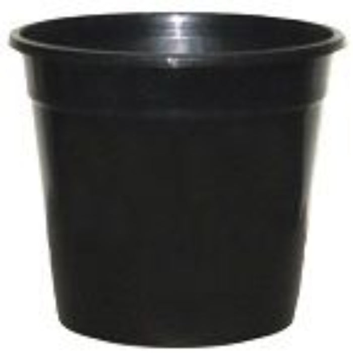 BLACK GROWERS POT 250MM