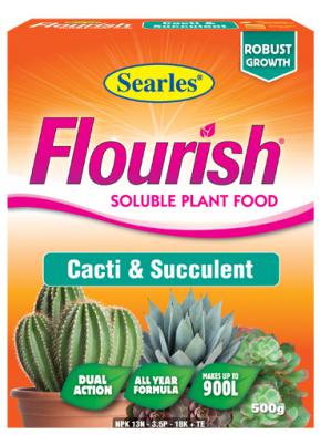 FERTILISER FLOURISH CACTI 500GM
