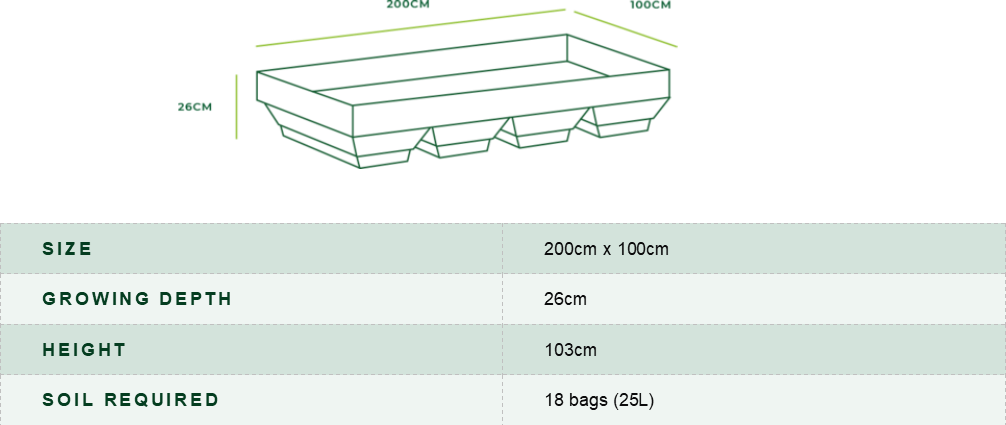 VEGEPOD - LARGE WITH COVER 2M X 1M