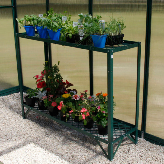 POTTING BENCH - 1200MM 2-TIER ALUMINIUM