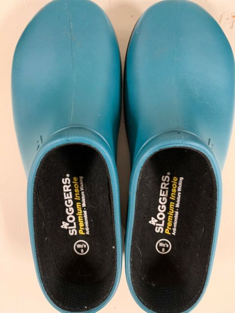 SLOGGERS PREMIUM SHOE WOMENS LAKE BLUE SIZE 8