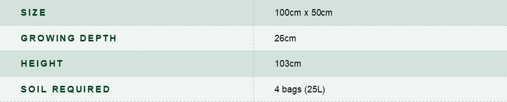 VEGEPOD - SMALL WITH COVER .5M X 1M