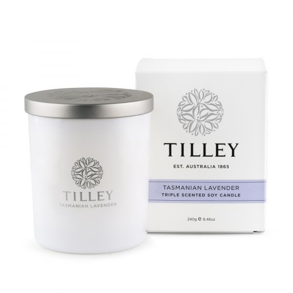SOY CANDLE TASMANIAN LAVENDER 45 HOUR
