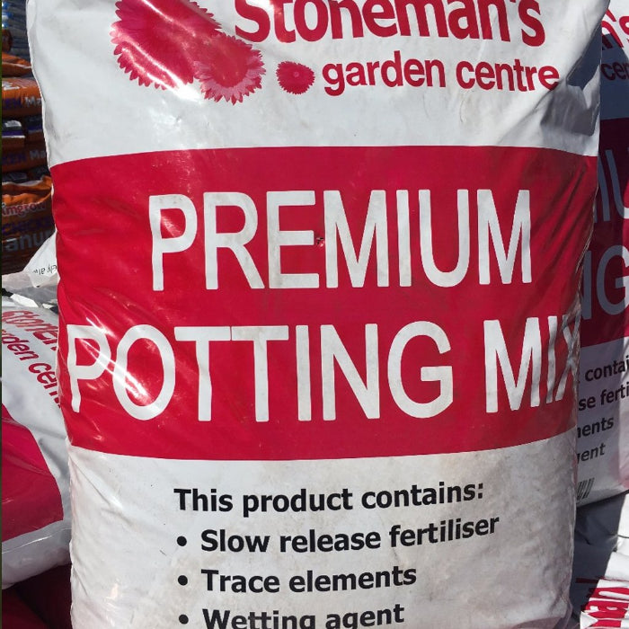 POTTING MIX - STONEMANS PREMIUM MULTI VALUE PACK 2 BAGS FOR $26